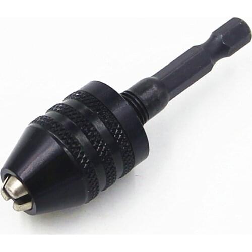 1PC 0.3-6.5mm Quick Chuck Plug Change Adapter Drill W/ Hexagonal Handle 1/4'' Hex Shank Hot Sale quick change