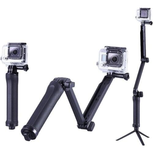 Handle 3 way Grip Stabilizer Mount with Tripod Adapter for GoPro HERO Cameras Gopro Hero 1 2 3 3+ 4 Camera