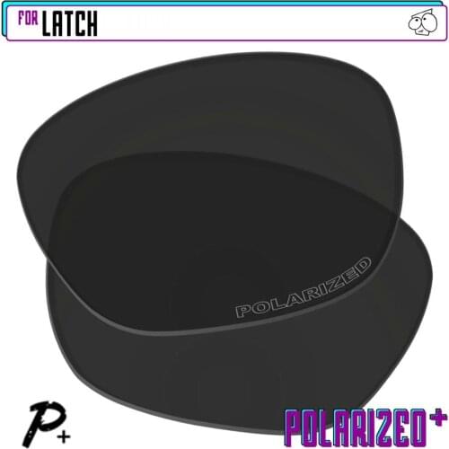 EZReplace Polarized Replacement Lenses for - Oakley Latch Sunglasses - Black P Plus