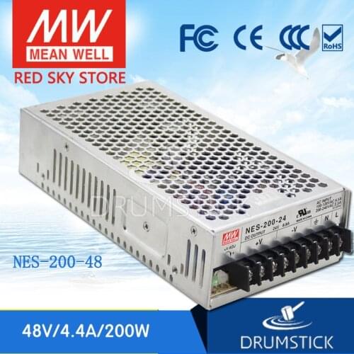 Prosperity MEAN WELL NES-200-48 48V 4.4A meanwell NES-200 211.2W Single Output Switching Power Supply