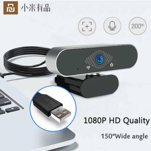 Xiaovv 1080P USB IP Camera Webcam With Microphone 150° Wide Angle Widescreen HD Camera Digital Webcam From Xiaomi Youpin