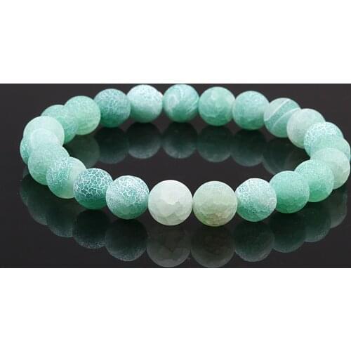 Charm Weathered Stone Bracelets Natural Stone Handmade Elastic Beaded Bangles Vacation Jewelry Gift for Women Homme Dropshipping