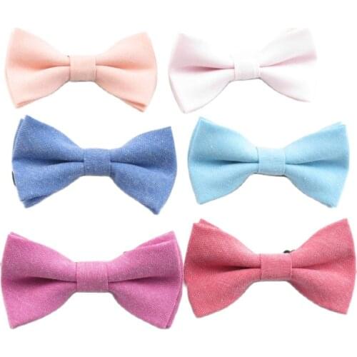 1 pcs/lot) 100% Oxford spinning Children bowtie/pure color desgin/fashion leisure small boy bowknot bow tie gravata