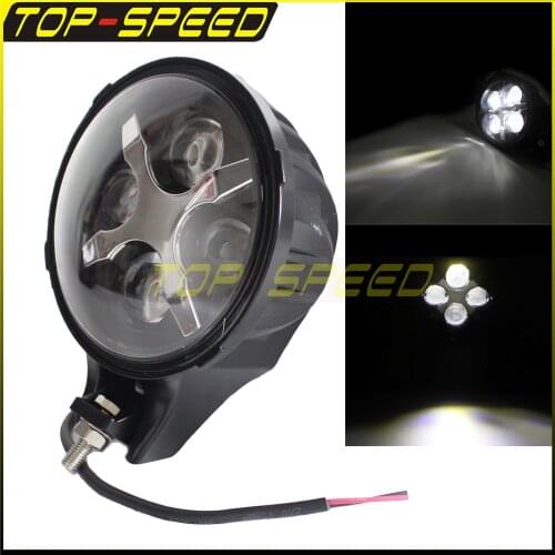 9-30V Round LED Fog Spot Light X DRL Turn Signal For Jeep Wrangler Toyota Hummer SUV ATV UTV 4 x 4 Cars Motorcycle