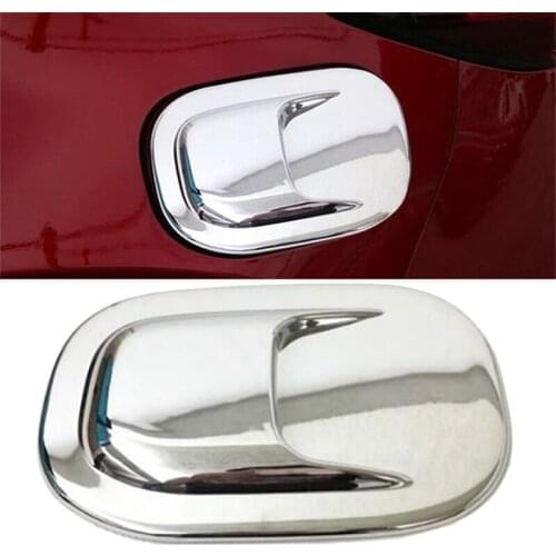 Car Styling Accessories Exterior Gas Fuel Tank Cover Decorative Trim ABS Chrome For Mazda CX-5 CX5 CX 5 2nd Gen 2017 2018 2019