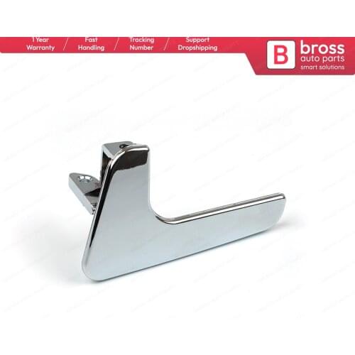 Bross BDP42 Aluminum Plated Plastic Stainless Interior Door Handle for all Seat Ibiza and Cordoba 1998-2003; Left Door