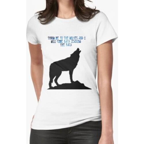 Throw Me To The And I Will Come Back Leading The Pack T-Shirt Print Top
