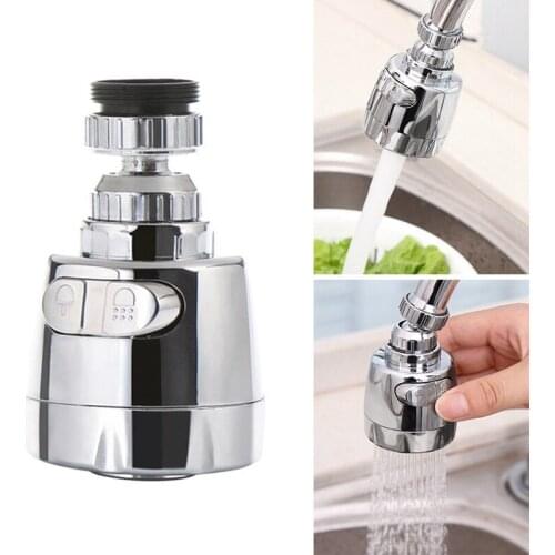 Faucet Extension Extender Splash-proof Extension Extender Tap Water Shower Rotatable Filter Nozzle Kitchen Bath Accessories