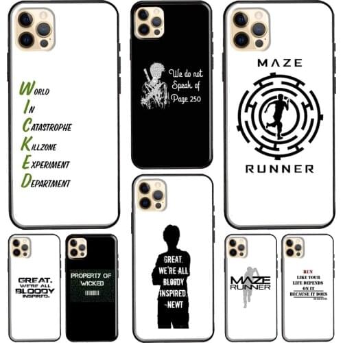 Newt Quotes The Maze Runner Soft TPU Cover For iPhone 12 Mini 11 Pro Max XS 6S 7 8 Plus 5S SE 2020 X XR Phone Case