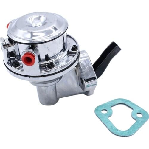 For BBC Big Block Chevy 396 454 Chrome Mechanical Street Strip Fuel Pump High Volume
