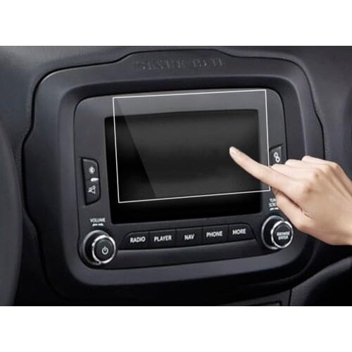 For Jeep Renegade 2015 2016 2017 Navigation Screen Car 6.5 inch GPS Screen 9H Hardness Tempered Glass Protective Film