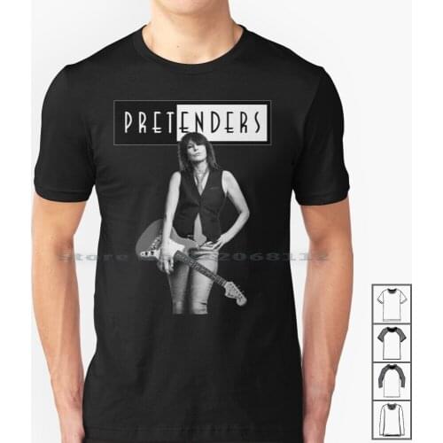 Pretenders Chrissy Hynde T Shirt 100% Cotton Pretenders Chrissy Hynde London Uk Cincinatti Akron Oh Usa England English Punk