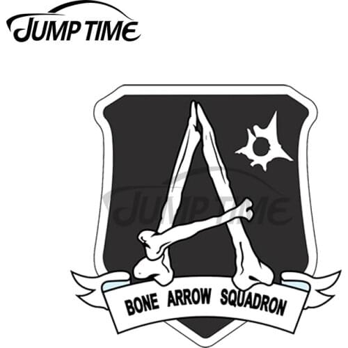 JumpTime 13 x 9.6cm Ace Combat Bone Arrow Squadron Car Sticker Motorcycle Personality Creative Stickers Anime Waterproof Decals