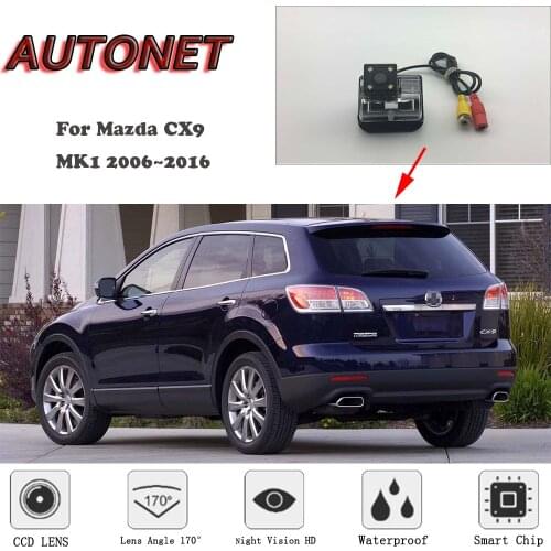 AUTONET HD Night Vision Backup Rear View camera For Mazda CX9 CX 9 MK1 2006~2016 /license plate camera