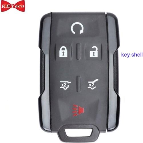 KEYECU for Chevrolet Suburban Tahoe for GMC Sierra Remote Key Shell Case Fob Housing Cover for M3N-32337100