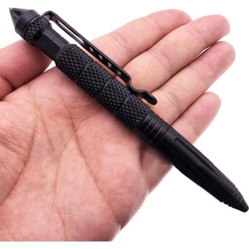 EDC Military Tactical Pen Multifunction Outdoor Self Defense Aluminum Alloy Emergency Glass Breaker Pen Security Survival Tool