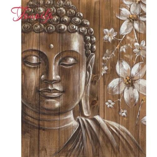 Buddha Full Square round 5D DIY Diamond Painting Mosaic Rhinestone 3D cross stitch kits embroidery Needlework Home decor crafts