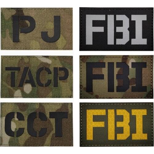 AIR SUPPORT AFSOC TACP PJ IRSkill Chapter Badge FBI patch MC Camouflage Reflective military patch Hook & Loop