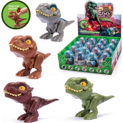 1pc Finger Dinosaur Egg Toy Creative Tricky Tyrannosaurus Model Dinosaur Toy Childrens Gifts