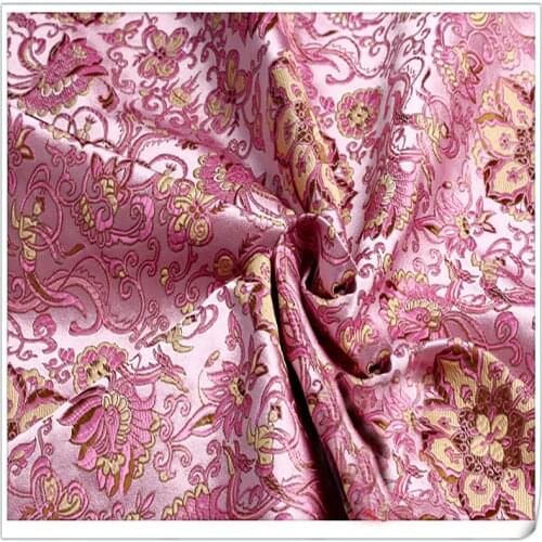 Brocade Fabric Damask Jacquard America style Apparel Costume Upholstery Furnishing Curtain DIY Clothing Material by meter
