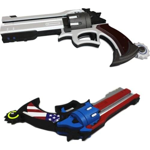 Peacekeepers Overwatch Jesse Mccree Revolver Cosplay Gun Costume Prop
