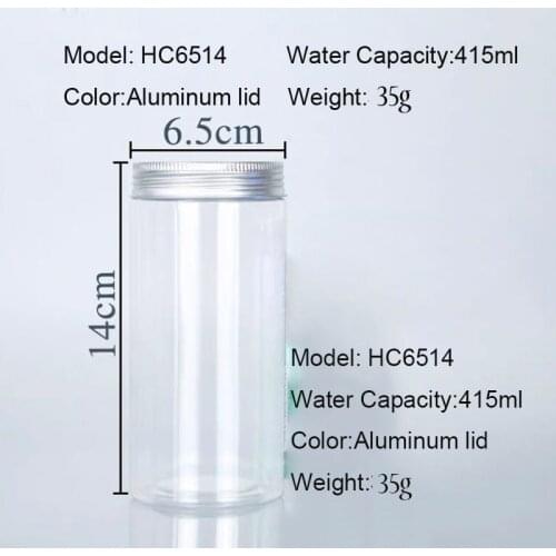Plastic Bottle Switch Jar Packaging Aluminum Cap Packaging Transparent Bottle Sealed Bottle Can Hold About 100 Switch