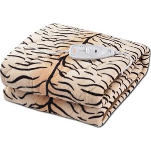 150x130cm Plush Electric Blanket Automatic Protection Type Thickening Double Electric Blanket Body Warmer The Heated Blanket