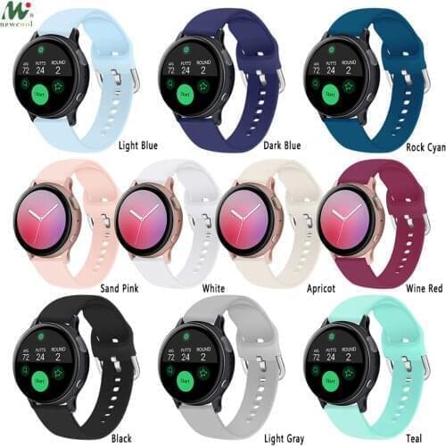 Water Washable Silicone Bands for Samsung Galaxy Watch 3 41mm 2020 Breathable Durable Sport Replacement Strap for Watch3 45mm