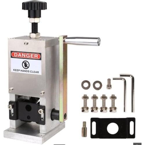 Manual cable stripper copper wire stripping machine scrap recycling tool