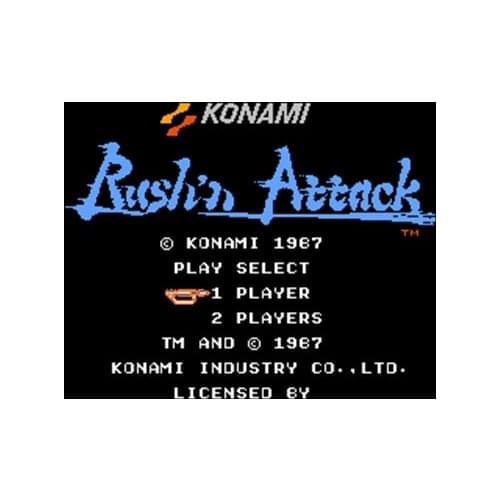 Rush'n Attack 60 Pins 8 Bit Game Card