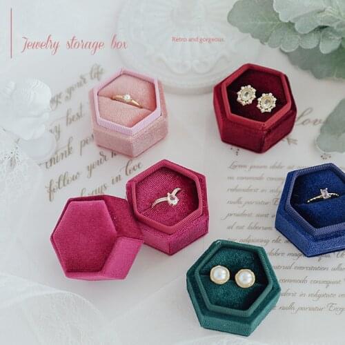 High Quality New 7 Color Ring Box Jewelry Storage Boxes Shoot Background Photography Props Photo Fotografia for Ring Earring