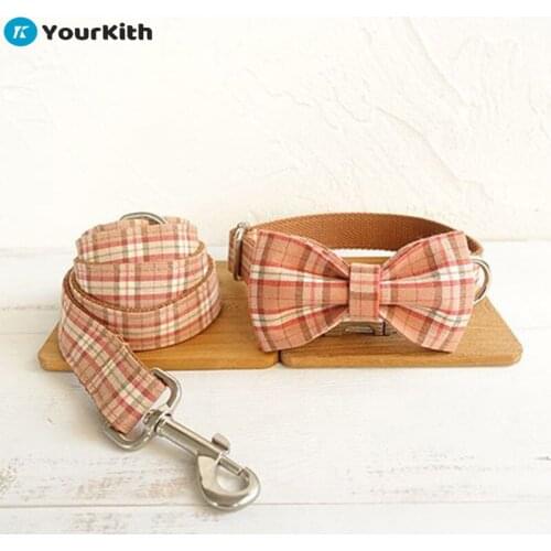 YourKith Soft Dog Pet Leash In Harness And Collar Reflective Nylon Mesh Walking Training Designer Dog Collar Personalized