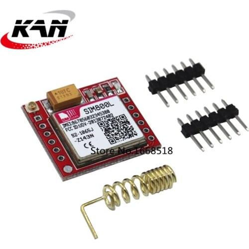 1pcs Smallest SIM800L GPRS GSM Module MicroSIM Card Core BOard Quad-band TTL Serial Port