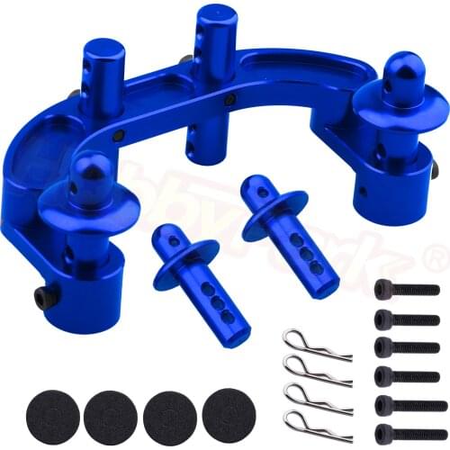 Aluminum Rear Body Post Mount & Front Body Post for ARRMA 1/8 Typhon Mega 4x4 RC Buggy