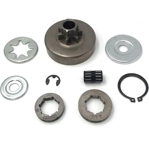 HUNDURE Clutch Sprocket Rim Drum Washer Bearing Kit For Stihl 038 MS380 MS381 Chainsaw
