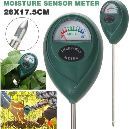 Moisture Sensor Meter Indoor/Outdoor Plants Moisture Tester LCD Digital Soil Tester Water Test Meter Meter With Ten Scales