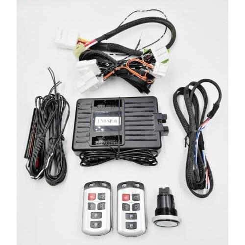 For Toyota Sienna Car add push button Start stop system Remote key start stop system And keyless entry keyless go system