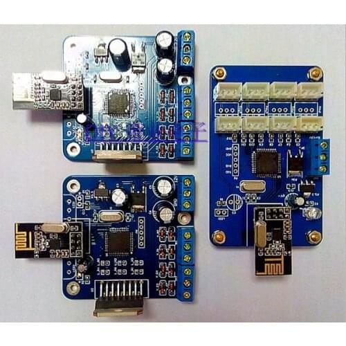 DC motor wireless speed control board trolley photography robot one remote control for four motors