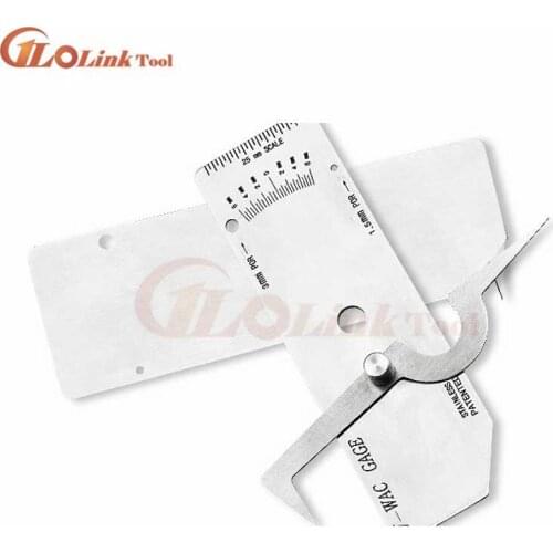 V-WAC Welding Gauge gage weld Biting Edge undercut inspection gage Metric Imperial Reading Measurement Tool