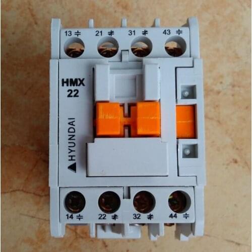 HMX22/HMX-22 (2a+2b or 2NO+2NC, Coil Voltage AC 380V~440V ), HYUNDAI AC Control Relays, New original authentic100