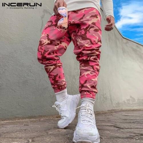 Мужские камуфляжные брюки INCERUN China At AliExpress