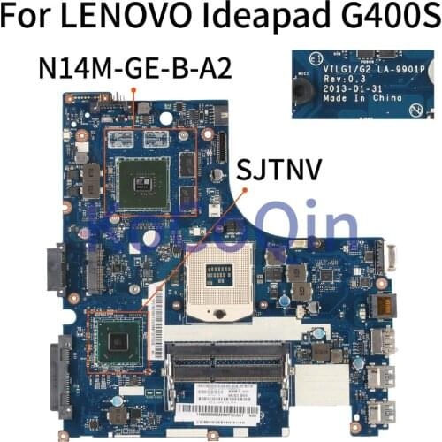 KoCoQin VILG1/G2 LA-9901P Laptop motherboard For LENOVO Ideapad G400S HM70 SJTNV GT720M Mainboard N14M-GE-B-A2