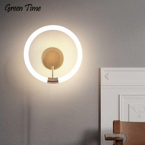 Black&Gold Home Lights Modern Led Wall Light For Bedroom Living room Bedside Light Sconce Wall Lamp Lighting Fixtures 110V 220V