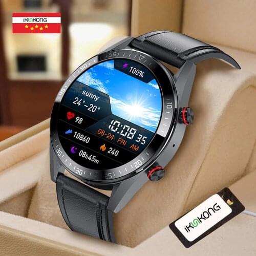 2021 New 454*454 Screen Smart Watch Always Display The Time Bluetooth Call Local Music Smartwatch For Mens Android TWS Earphones