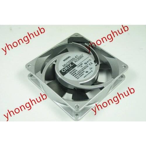 ORIX MU1025S-41 AC 200V 11/9.5W 100x100x25mm Server Cooling Fan