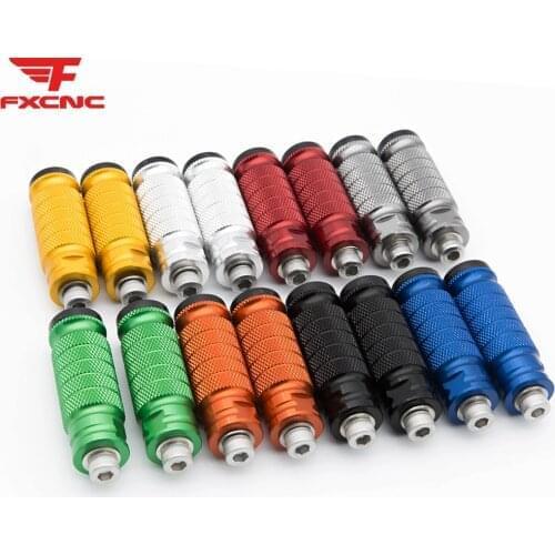 For TRIUMPH DAYTONA 675 2006-2012 Motorcycle Footpeg Pedal Footrests Footpegs Universal 8mm Foot Peg Rear set FootPeg