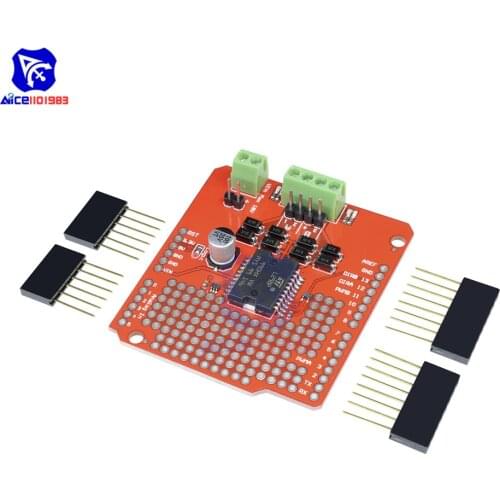 Diymore L298P DC AVR/LPC/STM32 /MEGA Motor Driver Shield Expansion Board for Arduino