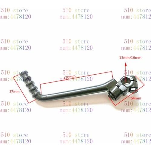 Free shipping 13/16MM kick start starter lever for YAMAHA PW80 PY80 YX 155Z 140cc 150cc 160cc dirt pit bike & ATV spare parts