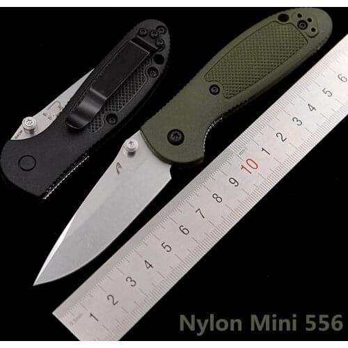JUFULE New Mini 556 / 555 Mark 154CM Blade nylon handle folding Pocket Survival EDC Tool outdoor kitchen camping hunting knife