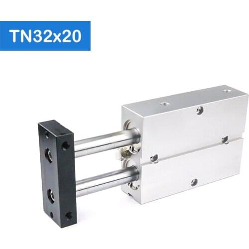 TN32*20-S Free shipping 32mm Bore 20mm Stroke Compact Air Cylinders TN32X20-S Dual Action Air Pneumatic Cylinder